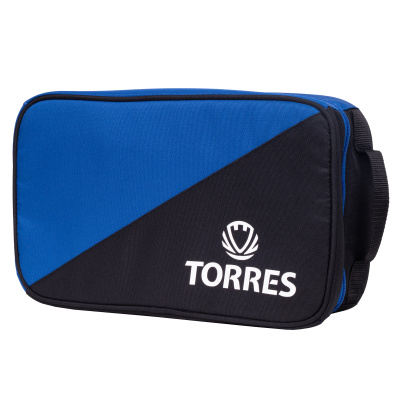 Сумка для обуви TORRES, BS122315, полиэстер, сине-чёрный