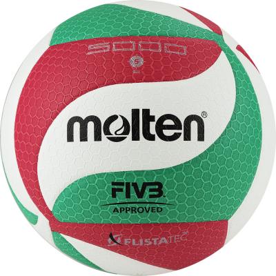 Мяч волейбольный MOLTEN V5M5000-DE, ПУ Microfiber, FIVB Approved